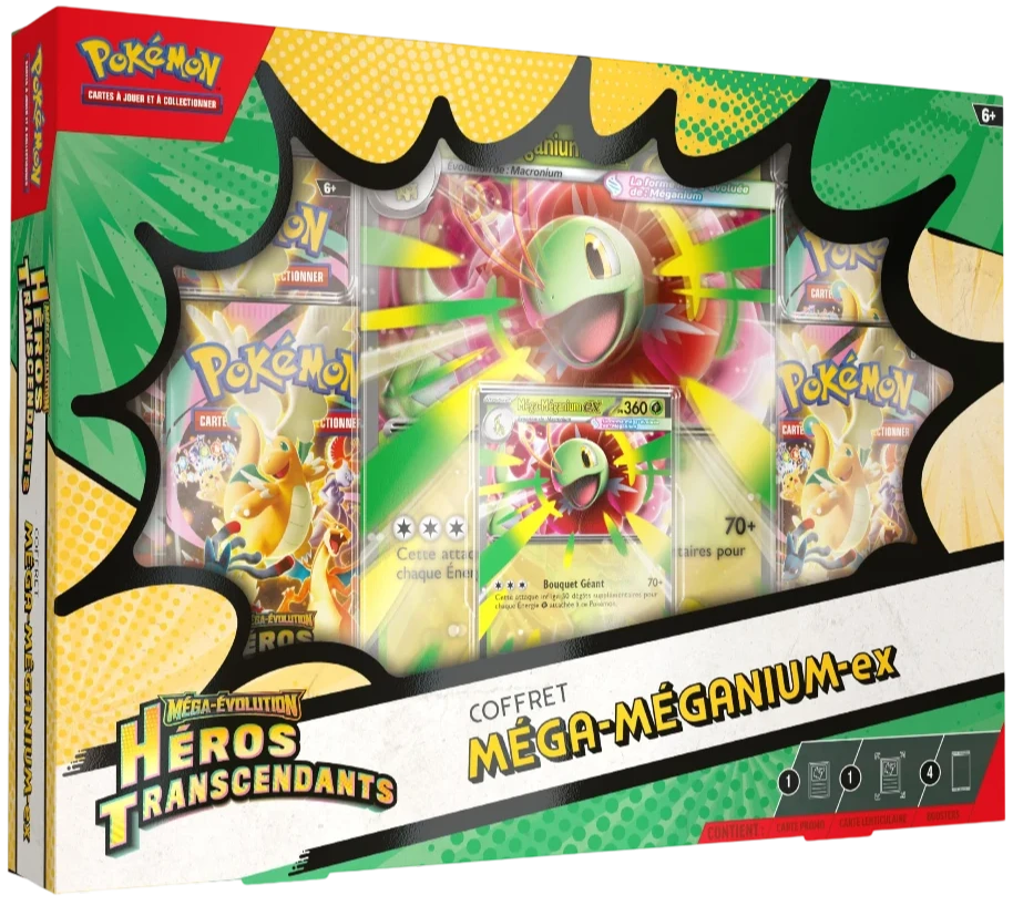 Pokémon – Coffret – Méga-Méganium ex – ME2.5 – en français Pikacheck