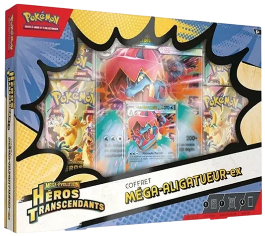 PRÉCOMMANDE - Pokémon – Coffret – Méga-Aligatueur ex – ME2.5 – en français Pikacheck