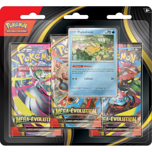 Tripack Mega Evolution ME01 : Psykokwak - Français PikaCheck